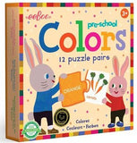 Pre-School Colours: 12 Puzzle Pairs