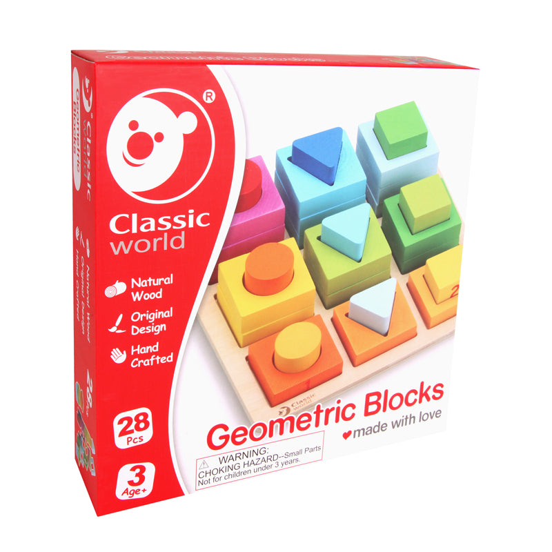 Geometric Blocks 28pc