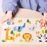 Zoo Peg Puzzle 7pc