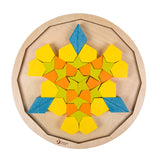 Mandala Blocks Wooden Puzzle 68pc