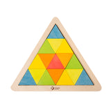 Triangle Mosaic Wooden Puzzle 67pc