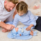 Llorens Dolls: Baby Boy Joel with Blue Blanket 38cm