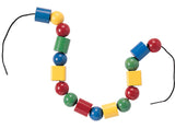 Wooden Attribute Lacing Bead Set 144pc