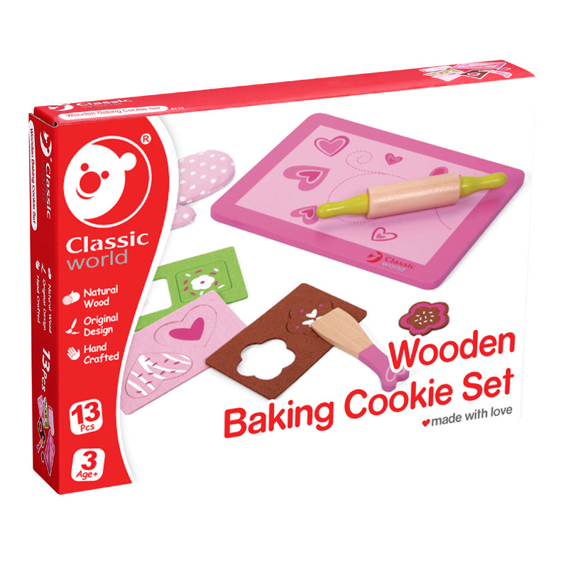 Wooden Baking Cookie Set 13pc