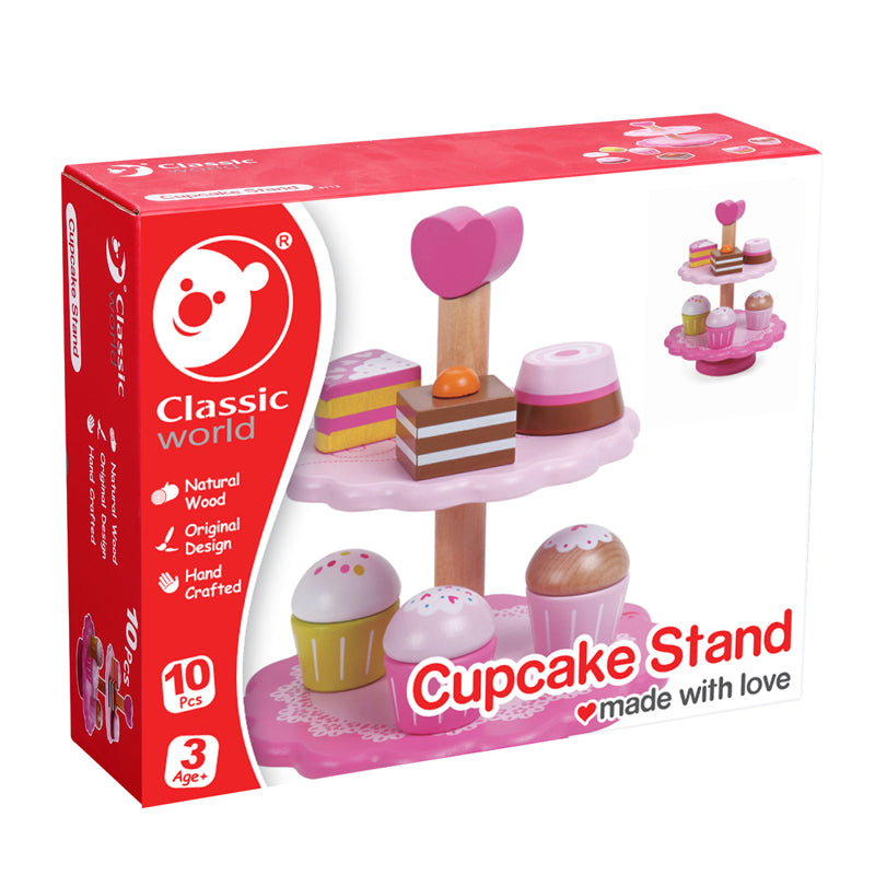 Wooden Cupcake Stand 10pc