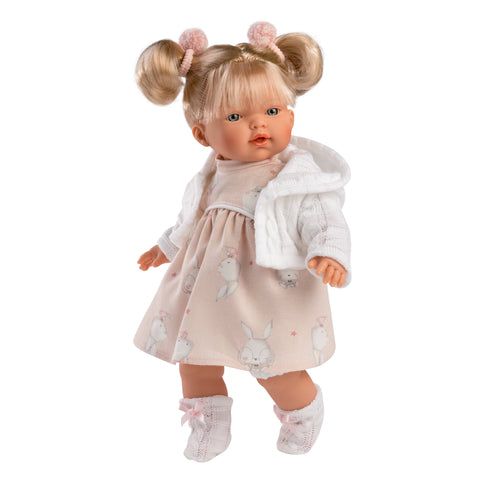 Llorens - Baby Girl Doll with Clothing & Accessories: Roberta - 33cm