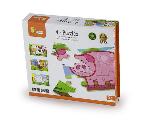 4-Puzzle Box Farm 48pc