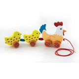 Pull-Along Hen & Two Chicks