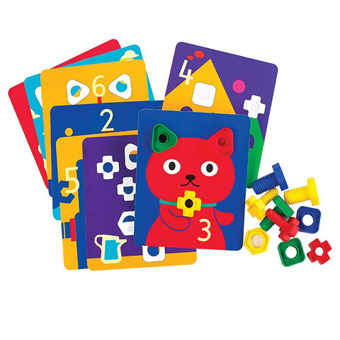 Nuts & Bolts Activity Cards - iPlayiLearn.co.za