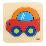 Shape Block Puzzle: Car 5pc