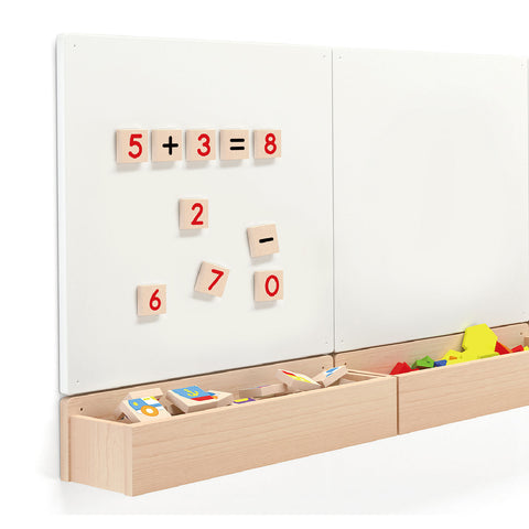 Magnetic Dry Erase Board Number Tiles