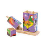 Stacking Cube Puzzle: Farm Animals