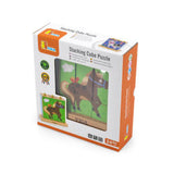 Stacking Cube Puzzle: Farm Animals