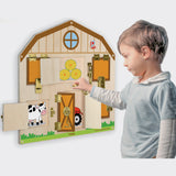 Wall Mounted Activity: Locking & Unlocking Farm