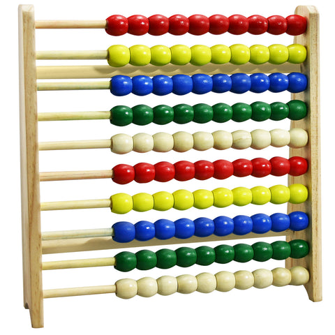 Wooden Learner Abacus: 100 Beads