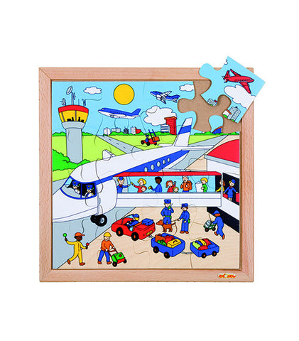 PUZZLE Airport 16pc (34cm x 34cm) - iPlayiLearn.co.za