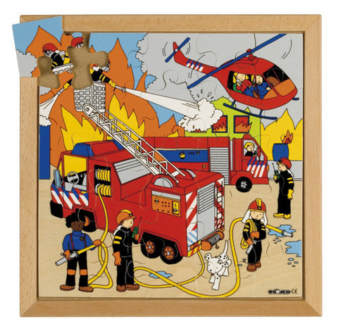 Fire Puzzle 25pc (34cm x 34cm) Wood Framed