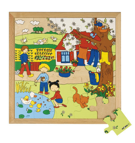 The Four Seasons-Spring Puzzle 25pc (40cm x 40cm) Wood Framed