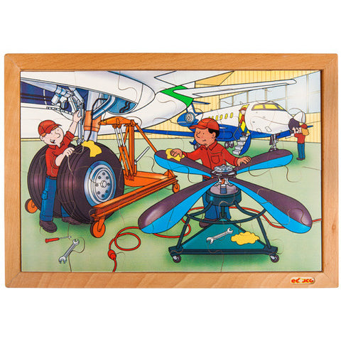 Airdock Puzzle 24pc (40cm x 28cm) Wood Framed