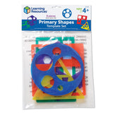 Primary Shapes Template Set 5pc