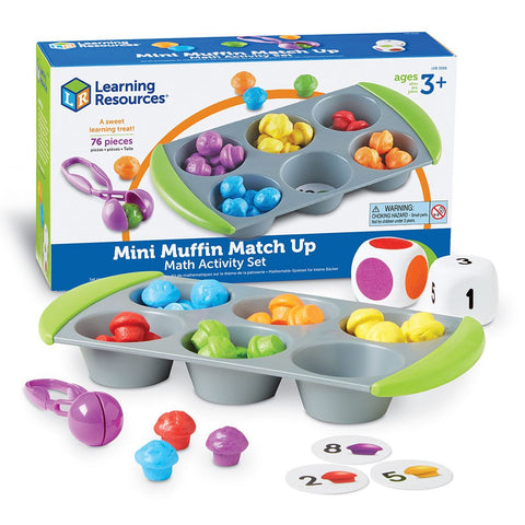 Mini Muffin Match Up Math Activity Set