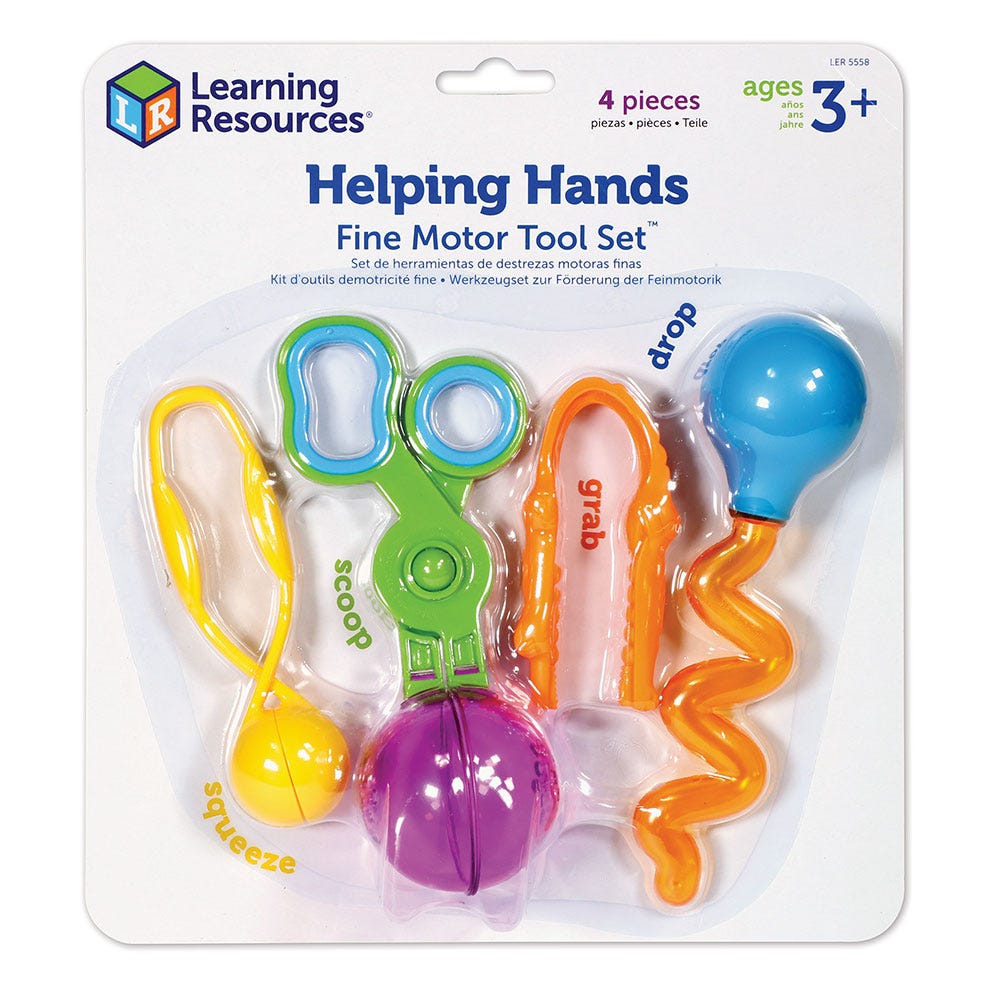 Helping Hands Fine Motor Tool Set 4pc