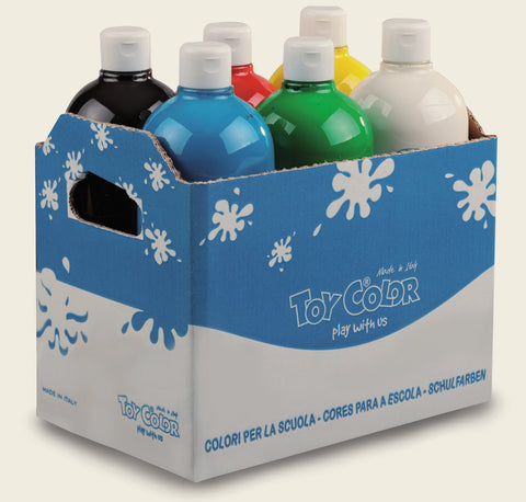 Superwashable Ready Tempera, 6 Colours, 1000ml
