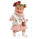 Llorens - Baby Girl Doll Julia with Crying Mechanism, Clothing & Accessories 42cm (Mechanism Optional)