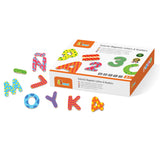 Colourful Magnetic Letters & Numbers 77pcs