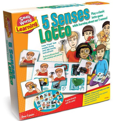 5 Senses Lotto Matching Game