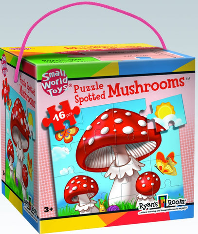 Spotted Mushrooms Puzzles 16pc