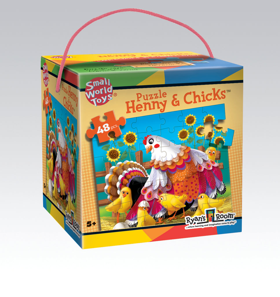 Henny & Chicks Puzzles 48pc