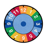 Learning Carpet: Clock Round Small