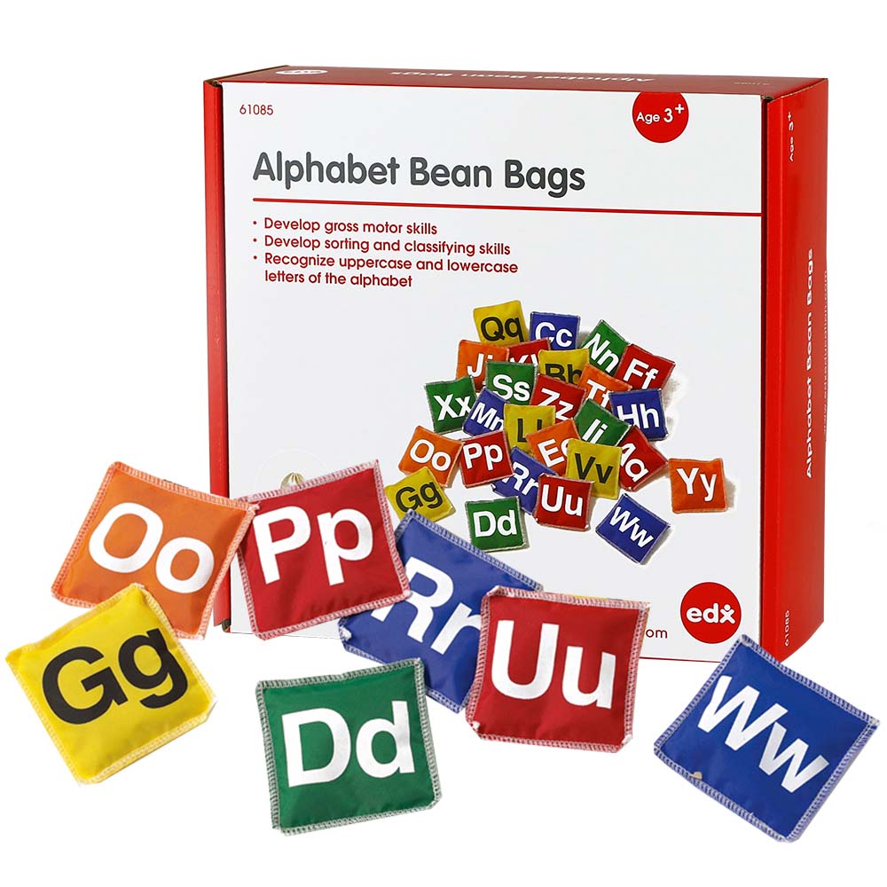 Alphabet Bean Bags A to Z 26pc in Cotton Bag