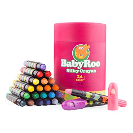 Baby Roo Silky Washable Crayons: 24 Colours