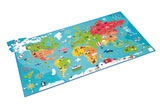 World Map Floor Puzzle 150pc