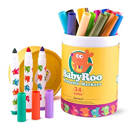 Baby Roo Washable Markers 24 Colours