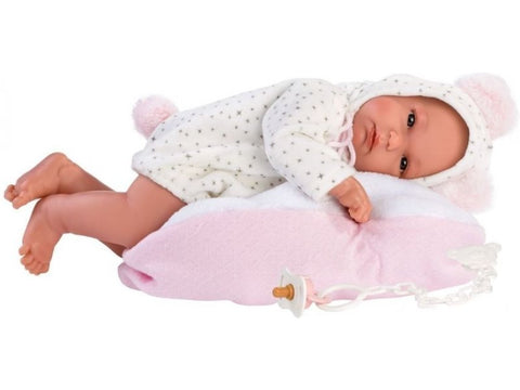 Llorens Dolls: Baby Bimba with Pink Tent Swing 35cm