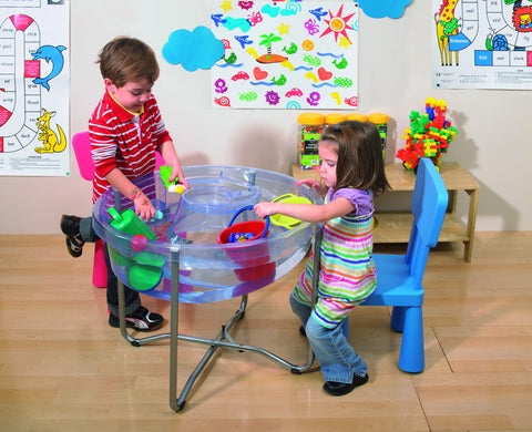 Sand & Water Tray Circular Clear with Lid 58cm