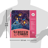 Scratch Cards Set Cinderella 6pc