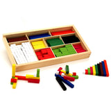 Wooden Maths Blocks (Cuisenaire Rods) 308pc