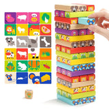 Animal Jenga Game