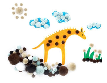 PomPoms ANIMAL 300pc - iPlayiLearn.co.za
