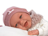 Llorens Dolls: Newborn Baby Mimi with Baby Seat 42cm