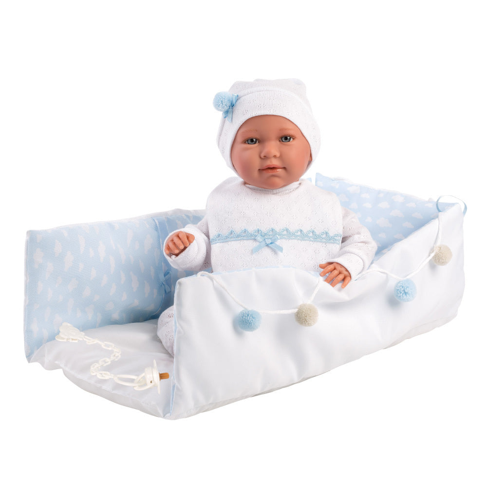 Llorens Doll: Newborn Mimo with Blue Changing Mat 42cm