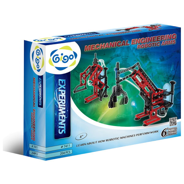 Mechanical Engineering Robotic Arms 204pc