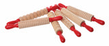 Rolling Pins Set TEXTURED 6pc