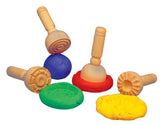 Dough Stamp Set Wood 4pc - iPlayiLearn.co.za
