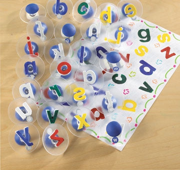 Paint Stamp Alphabet LOWER CASE 26pc - iPlayiLearn.co.za