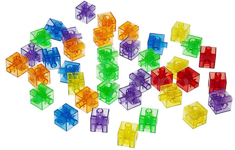 Transparent Linking Cubes 300pc (Polybag)
